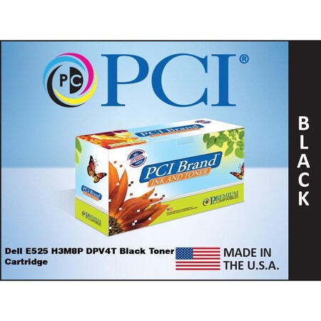 Pci Dell 593-Bbjx Dpv4T H3M8P Black Toner 593-BBJX-PCI